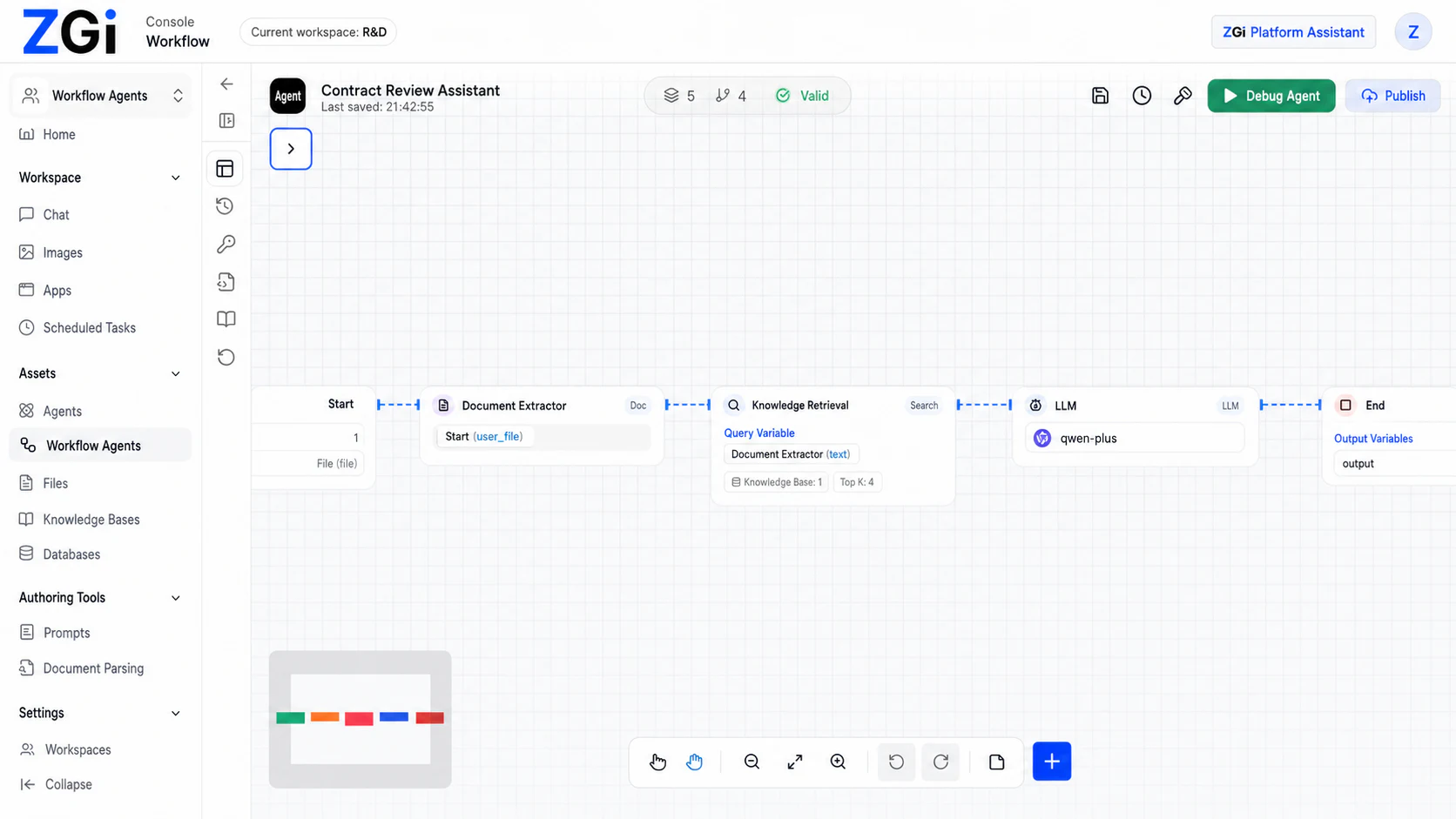 ZGI product workspace preview